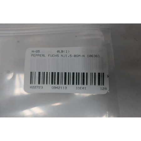 Pepperl Fuchs Inductive Proximity Sensor NJ1,5-8GM-N 106361